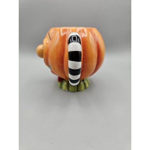 Department 56 Googley Eye Pumpkin Mug Big Bug Eye Creeper Halloween - Picture 2 of 7